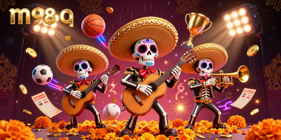 Experience thrilling fun with m98 q at our vibrant online casino featuring festive mariachi characters.